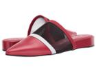 Calvin Klein Cardy (scarlet/black/white Mesh/nappa Smooth) Women's Shoes