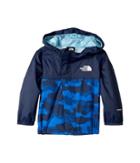 The North Face Kids Tailout Rain Jacket (infant) (cosmic Blue Camo Heather Print/sky Blue) Kid's Jacket