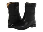 Frye Paige Short Riding (black Smooth Vintage Leather) Women's Pull-on Boots