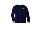 Polo Ralph Lauren Kids Double Knit Graphic T-shirt (big Kids) (french Navy) Boy's Clothing