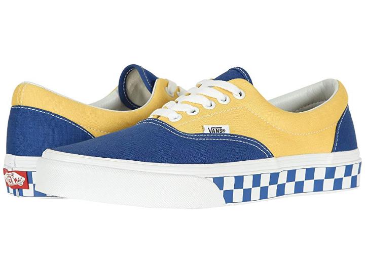 Vans Eratm ((bmx Checkerboard) True Blue/yellow) Skate Shoes