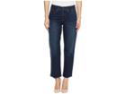 Nydj Jenna Straight Ankle W/raw Hem In Bezel (bezel) Women's Jeans