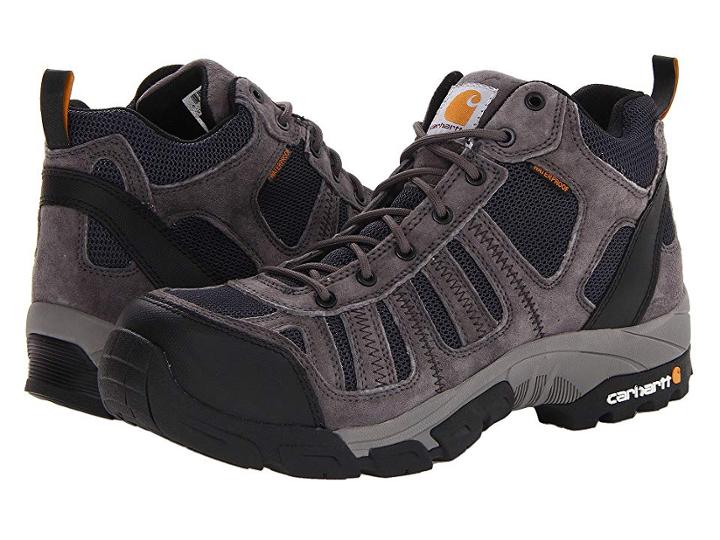 Carhartt Lightweight Waterproof Work Hiker Composite Toe (grey/navy) Men's Work Boots