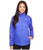 Nike Golf Majors Convertible Jacket (paramount Blue/metallic Silver) Women's Coat