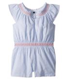 Janie And Jack Short Sleeve Romper (toddler/little Kids/big Kids) (multicolor) Girl's Jumpsuit & Rompers One Piece