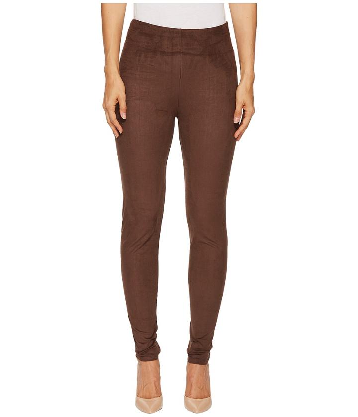 Lysse High-waist Faux Suede Leggings (bourbon) Women's Casual Pants