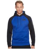 Under Armour Armour Fleece Color Block Pullover Hoodie (royal/black) Men's Sweatshirt