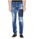 Dsquared2 Slim Jean (blue Patch Wash) Men's Jeans