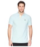 Psycho Bunny St. Croix Polo (cerulean) Men's Short Sleeve Pullover