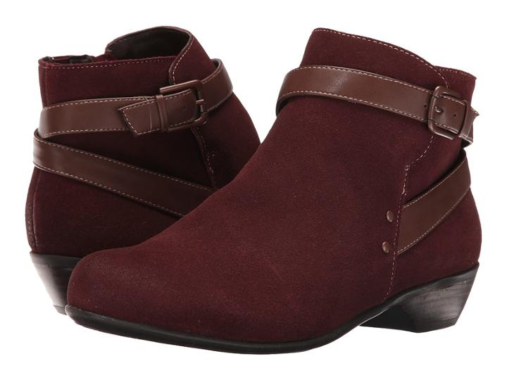 Comfortiva Ryder (berry/drum Brown) Women's Pull-on Boots