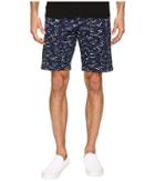 Lacoste Camo Print Bermuda Shorts (cosmos/steamer/white) Men's Shorts