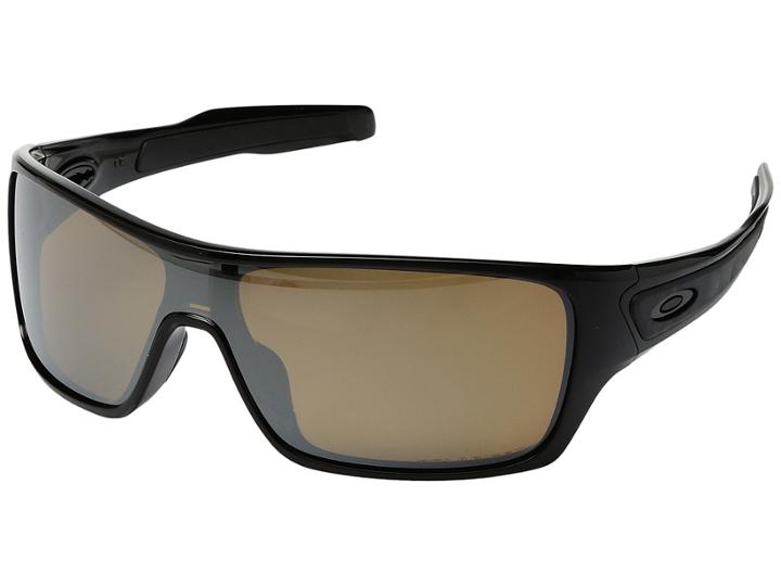 Oakley Turbine Rotor (polished Black W/ Tungsten Iridium Polarized) Fashion Sunglasses