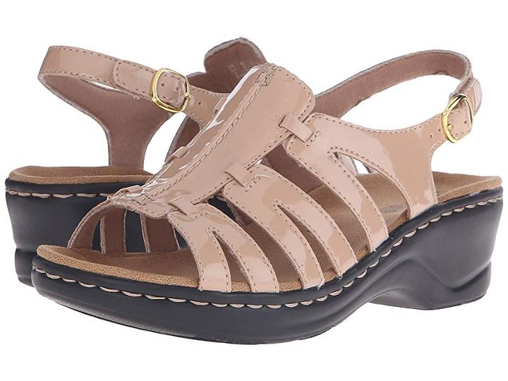 Clarks Lexi Marigold Q (nude Patent) Women's Sandals
