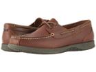 Nunn Bush Bayside Lites Two-eye Moc Toe Boat Shoe (dark Brown) Men's  Shoes