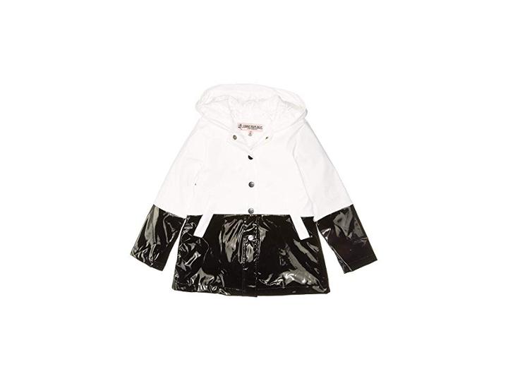 Urban Republic Kids Raincoat Color Block Jacket (little Kids/big Kids) (white) Girl's Coat