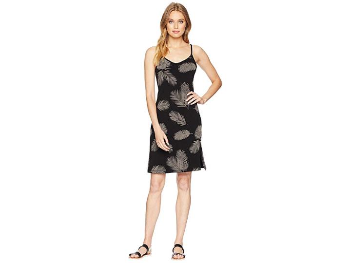Vans Leila Everyday Dress (black Shadow Palm) Women's Dress