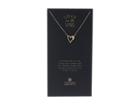 Dogeared Love On The Vine, Heart W/ Bloom Love Charm Neckalce (gold Dipped) Necklace