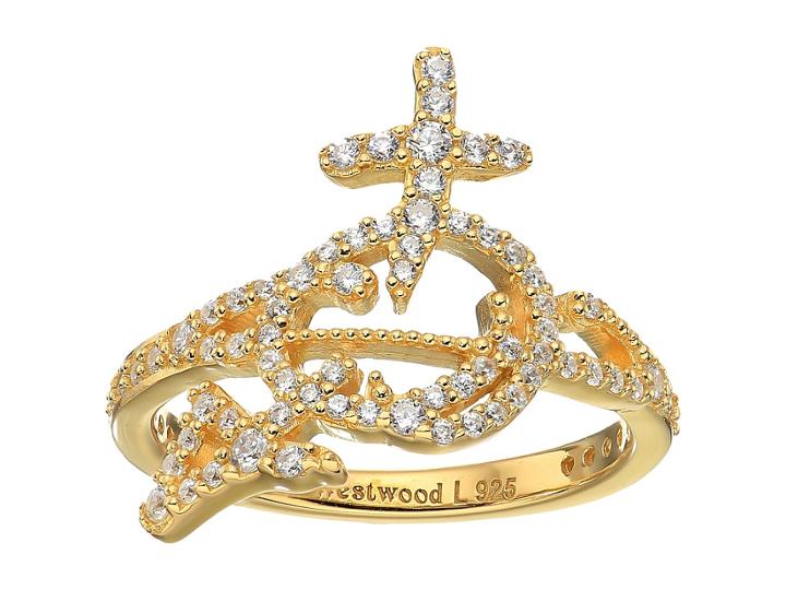 Vivienne Westwood Orb Ring (white Cubic Zirconia) Ring