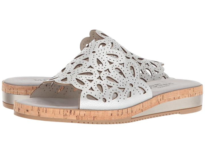 Sesto Meucci Selina (silver Rubio) Women's Sandals