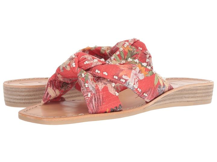 Dolce Vita Haviva (red Multi Floral Print) Women's Shoes