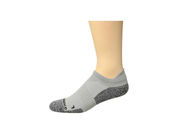 New Balance Cushioned Running No Show Tab Sock 1-pair Pack (grey) No Show Socks Shoes