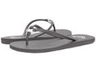Roxy Solis (dark Grey) Women's Sandals