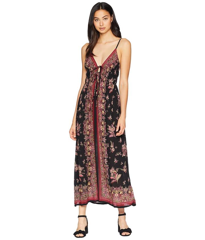 Angie Strappy Maxi Dress (black) Women's Dress