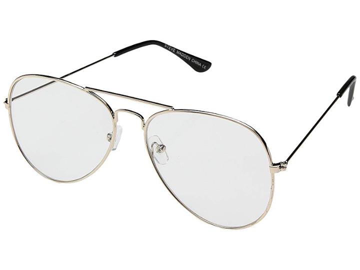 Steve Madden Sm482101 (gold Clear) Fashion Sunglasses