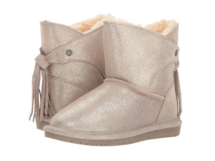 Bearpaw Kids Mia (little Kid/big Kid) (pewter) Girls Shoes