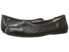 Softwalk Napa (black Soft Laser Leather) Women's Flat Shoes