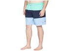 Nautica Big & Tall Big Tall Tricolor Block Trunk (mint Sprig) Men's Swimwear