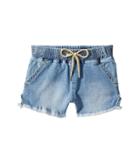 Ag Adriano Goldschmied Kids Khloe Chambray Pull-on Shorts (big Kids) (jellyfish Blue) Girl's Shorts