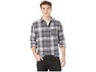 Quiksilver Fatherfly Flannel (blue Night Fatherfly Check) Men's Clothing
