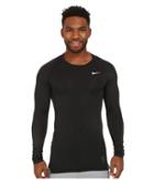 Nike Pro Cool Compression L/s (black/dark Grey/white) Men's Workout