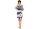 Lilly Pulitzer Lula Dress (true Navy Pop Up Safari Stripe Eng) Women's Dress