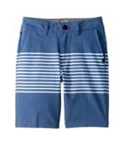 Quiksilver Kids Echo Stripe Amphibian Shorts (big Kids) (estate Blue) Boy's Shorts