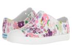 Native Kids Shoes Jefferson Print (little Kid) (shell White/shell White/daisy Print) Girls Shoes