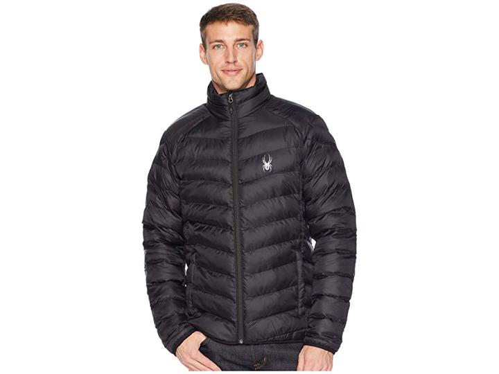 Spyder Geared Synthetic Down Jacket (black/black/black) Men's Jacket