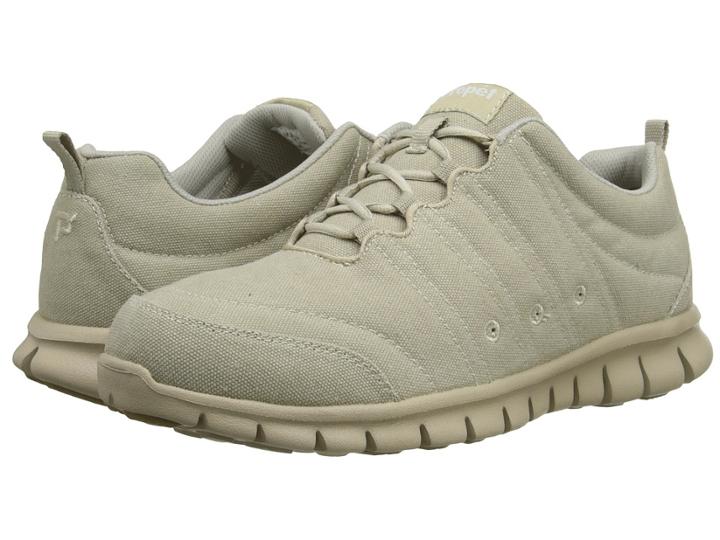 Propet Mclean Canvas Tie (sand) Men's Lace Up Casual Shoes