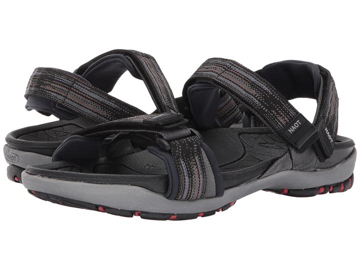 Naot Course (black/gray Textile) Men's Shoes