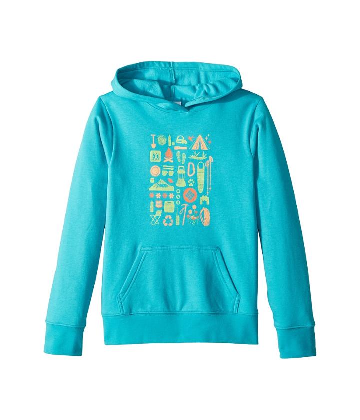 Columbia Kids Csc Hoodie (little Kids/big Kids) (geyser) Girl's Sweatshirt