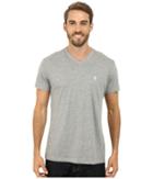 U.s. Polo Assn. V-neck Short Sleeve T-shirt (heather Gray) Men's Short Sleeve Pullover