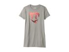 Under Armour Kids Ua Softball Logo Tee (big Kids) (true Gray Heather/brilliance/black) Girl's T Shirt
