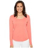 Lilla P Long Sleeve Scoop Neck (punch) Women's Clothing