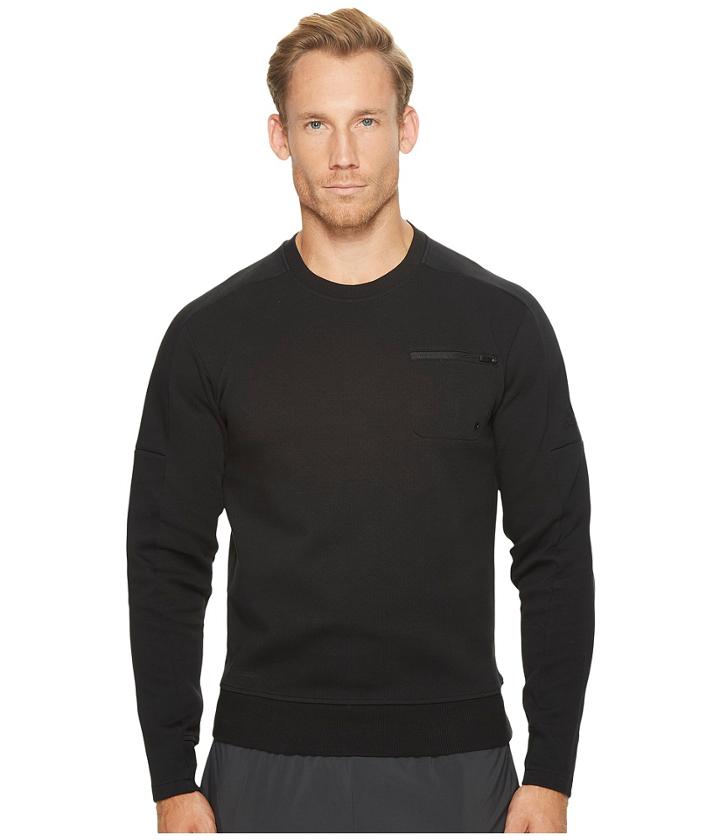 Adidas Squad Id Crew (black) Men's Long Sleeve Pullover