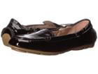 Taryn Rose Kristine (black Crinkled Patent) Women's Shoes