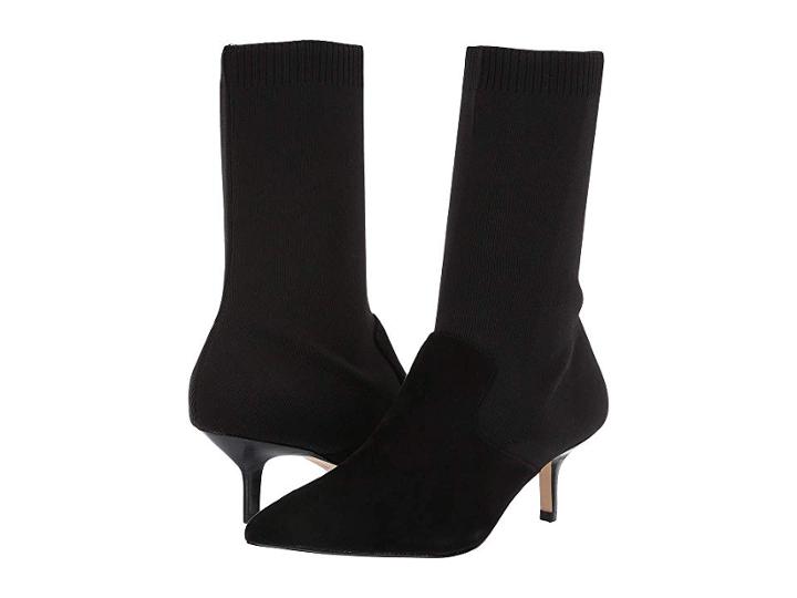 Halston Heritage Annalise Bootie (black Suede) Women's Boots