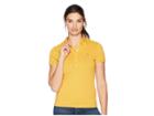 Lacoste Short Sleeve Slim Fit Stretch Pique Polo Shirt (darjeeling Yellow) Women's Clothing