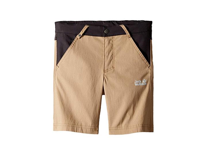 Jack Wolfskin Kids Dillon Flex Shorts (infant/toddler/little Kids/big Kids) (sand Dune) Boy's Shorts