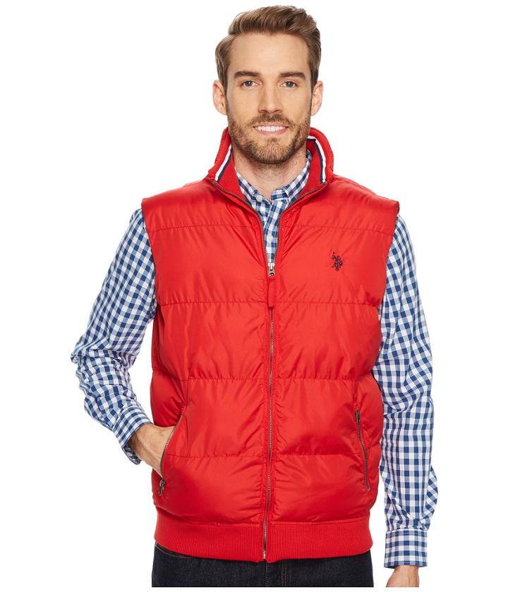 U.s. Polo Assn. Americana Vest (engine Red) Men's Vest